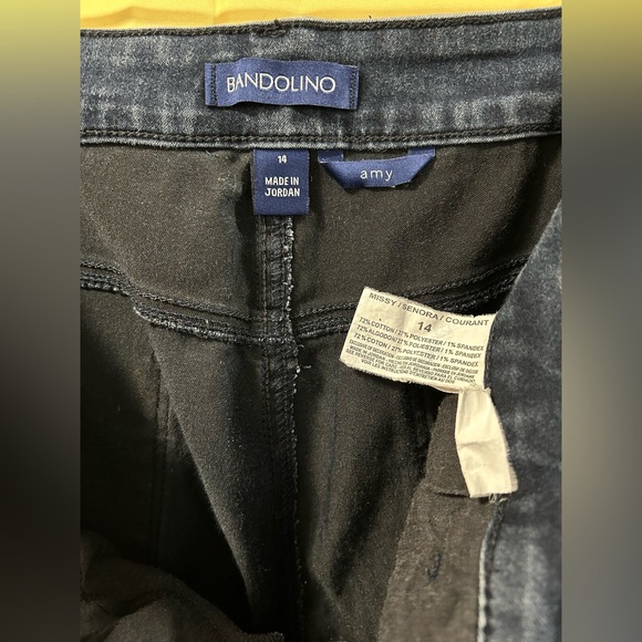 Bandolino Women's Dark Blue Skinny Jeans, Women’s, Size 14 - Picture 5 of 6